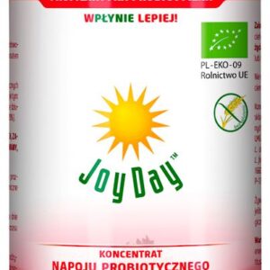 KONCENTRAT NAPOJU PROBIOTYCZNEGO GŁÓG BEZGLUTENOWY BIO 500 ml - JOY DAY