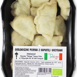 PIEROGI Z KAPUSTĄ I GRZYBAMI BIO 400 g - KARCZMA TABIAGO (NA ZAMÓWIENIE)