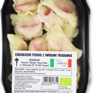 PIEROGI Z TRUSKAWKĄ BIO 400 g - KARCZMA TABIAGO (NA ZAMÓWIENIE)