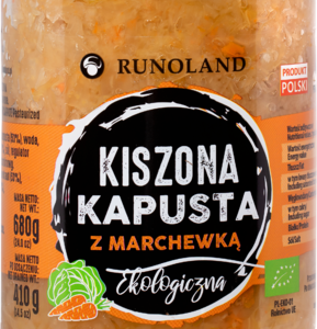 KAPUSTA KISZONA Z MARCHEWKĄ BIO 680 g (410 g) - RUNOLAND
