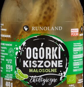 OGÓRKI KISZONE MAŁOSOLNE BIO 820 g (460 g) - RUNOLAND