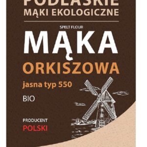 MĄKA ORKISZOWA JASNA TYP 550 BIO 1 kg - BIO LIFE (MĄKI PODLASKIE)