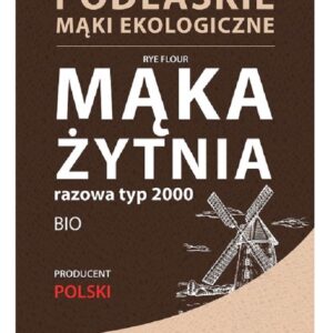 MĄKA ŻYTNIA RAZOWA TYP 2000 BIO 1 kg - BIO LIFE (MĄKI PODLASKIE)