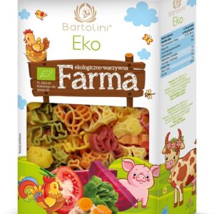 MAKARON (SEMOLINOWY Z SUSZONYMI WARZYWAMI) DLA DZIECI FARMA BIO 250 g - BARTOLINI