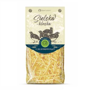 MAKARON BIO KRAJANKA Z JAJAMI PRZEPIÓRCZYMI 250 g - BARTOLINI (SIELSKA KLUSKA)