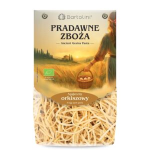 MAKARON (3 JAJECZNY ORKISZOWY) KRAJANKA ŚREDNIA BIO 250 g - BARTOLINI (PRADAWNE ZBOŻA)