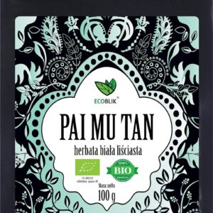HERBATA BIAŁA LIŚCIASTA PAI MU TAN BIO 100 g - ECOBLIK