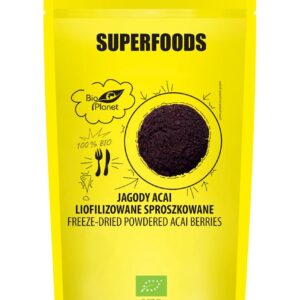 JAGODY ACAI LIOFILIZOWANE SPROSZKOWANE BIO 100 g - BIO PLANET SUPERFOODS
