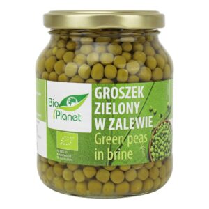 GROSZEK ZIELONY W ZALEWIE BIO 350 g (230 g) (SŁOIK) - BIO PLANET