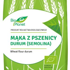 MĄKA Z PSZENICY DURUM (SEMOLINA) BIO 1 kg - BIO PLANET