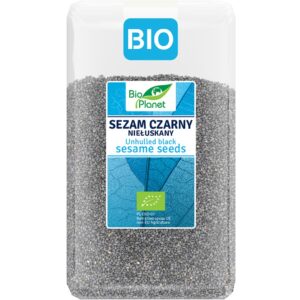 SEZAM CZARNY NIEŁUSKANY BIO 1 kg - BIO PLANET