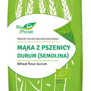 MĄKA Z PSZENICY DURUM (SEMOLINA) BIO 500 g - BIO PLANET