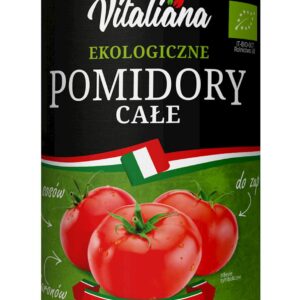 POMIDORY CAŁE BEZ SKÓRKI BIO 400 g - VITALIANA