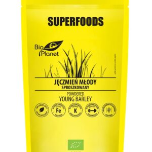 JĘCZMIEŃ MŁODY SPROSZKOWANY BIO 100 g - BIO PLANET SUPERFOODS