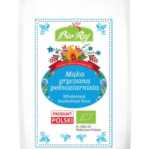 MĄKA GRYCZANA PEŁNOZIARNISTA BIO (POLSKA) 600 g - BIO RAJ