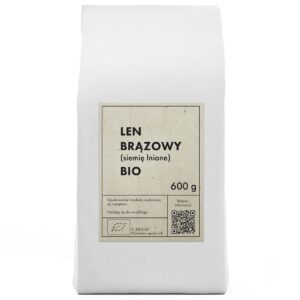 LEN BRĄZOWY (SIEMIĘ LNIANE) BIO 600 g - THE PLANET