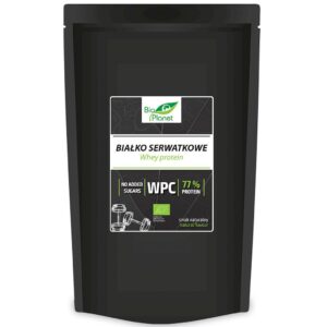 BIAŁKO SERWATKOWE NATURALNE (WPC 77) BIO 500 g - BIO PLANET
