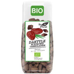 DAKTYLE W SUROWEJ CZEKOLADZIE BIO 100 g - BIO PLANET