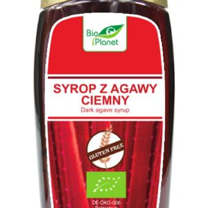 SYROP Z AGAWY CIEMNY BEZGLUTENOWY BIO 350 g (250 ml) - BIO PLANET