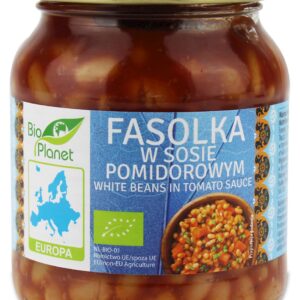 FASOLKA W SOSIE POMIDOROWYM BIO 360 g - BIO PLANET