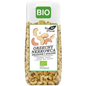ORZECHY NERKOWCA PRAŻONE I SOLONE BIO 100 g - BIO PLANET