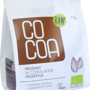 MIGDAŁY W CZEKOLADZIE VEGEMYLK BIO 70 g - COCOA