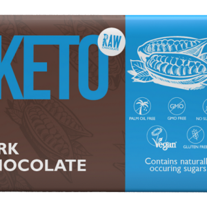 CZEKOLADA Z OLEJEM MCT BEZ DODATKU CUKRÓW BEZGLUTENOWA KETO BIO 40 g - COCOA