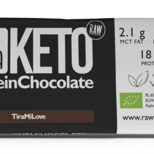 CZEKOLADA PROTEINOWA O SMAKU TIRAMISU KETO BIO 40 g - COCOA