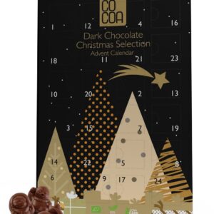 KALENDARZ ADWENTOWY Z CZEKOLADY CIEMNEJ 70 % BIO 180 g - COCOA (PRODUKT SEZONOWY)