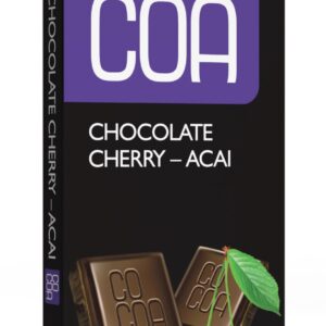 CZEKOLADA SUROWA WIŚNIA - ACAI BIO 40 g - COCOA