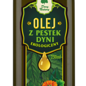 OLEJ Z PESTEK DYNI TŁOCZONY NA ZIMNO BIO 250 ml - DARY NATURY