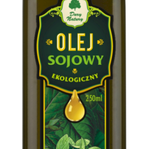 OLEJ SOJOWY TŁOCZONY NA ZIMNO BIO 250 ml - DARY NATURY