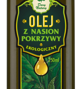 OLEJ Z NASION POKRZYWY TŁOCZONY NA ZIMNO BIO 250 ml - DARY NATURY