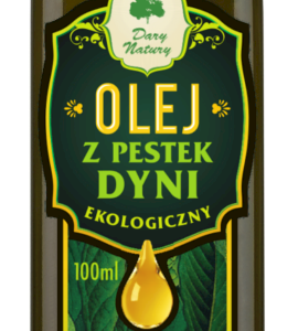 OLEJ Z PESTEK DYNI TŁOCZONY NA ZIMNO BIO 100 ml - DARY NATURY