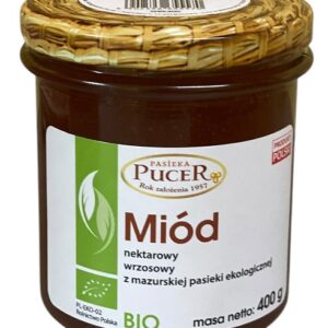 MIÓD WRZOSOWY BIO 400 g - PASIEKA PUCER
