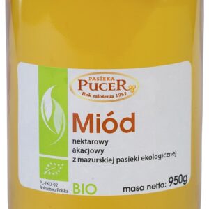 MIÓD AKACJOWY  BIO 950 g - PASIEKA PUCER