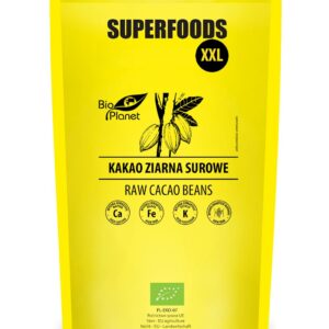 KAKAO ZIARNA SUROWE BIO 600 g - BIO PLANET SUPERFOODS