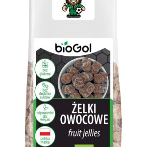 ŻELKI OWOCOWE BEZ ŻELATYNY BEZGLUTENOWE BIO 90 g - BIOGOL