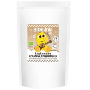 KASZKA MANNA ORKISZOWA PEŁNOZIARNISTA BEZ DODATKU CUKRÓW BIO 500 g - BIOMINKI