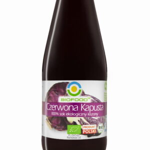 SOK Z CZERWONEJ KAPUSTY KISZONEJ NFC BEZGLUTENOWY BIO 300 ml - BIO FOOD