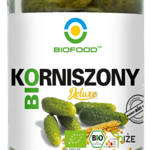 OGÓRKI KORNISZONY DELUXE BEZGLUTENOWE BIO 700 g (400 g) - BIO FOOD