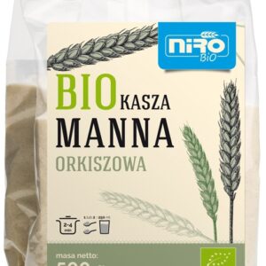 KASZA MANNA ORKISZOWA JASNA BIO 500 g - NIRO
