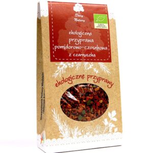 PRZYPRAWA POMIDOROWO - CZOSNKOWA Z CZARNUSZKĄ BIO 40 g - DARY NATURY