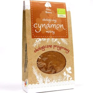 CYNAMON CEJLOŃSKI MIELONY BIO 50 g - DARY NATURY