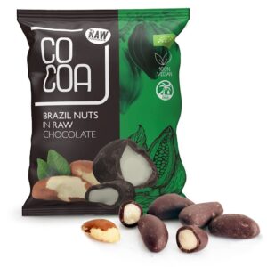ORZECHY BRAZYLIJSKIE W CZEKOLADZIE SUROWEJ BIO 70 g - COCOA