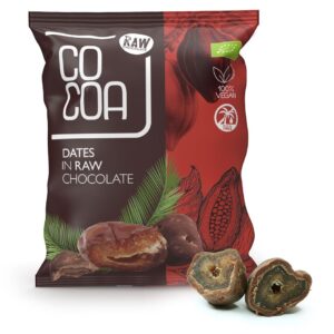 DAKTYLE W CZEKOLADZIE SUROWEJ BIO 70 g - COCOA