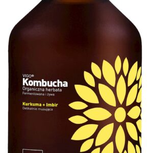 KOMBUCHA Z KURKUMĄ I IMBIREM BEZGLUTENOWA BIO 330 ml - VIGO