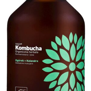 KOMBUCHA Z OGÓRKIEM I KOLENDRĄ BEZGLUTENOWA BIO 330 ml - VIGO