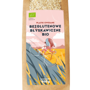 PŁATKI OWSIANE BŁYSKAWICZNE BEZGLUTENOWE BIO 500 g - PIĘĆ PRZEMIAN