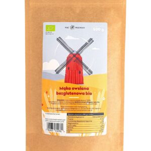 MĄKA OWSIANA BEZGLUTENOWA BIO 500 g - PIĘĆ PRZEMIAN
